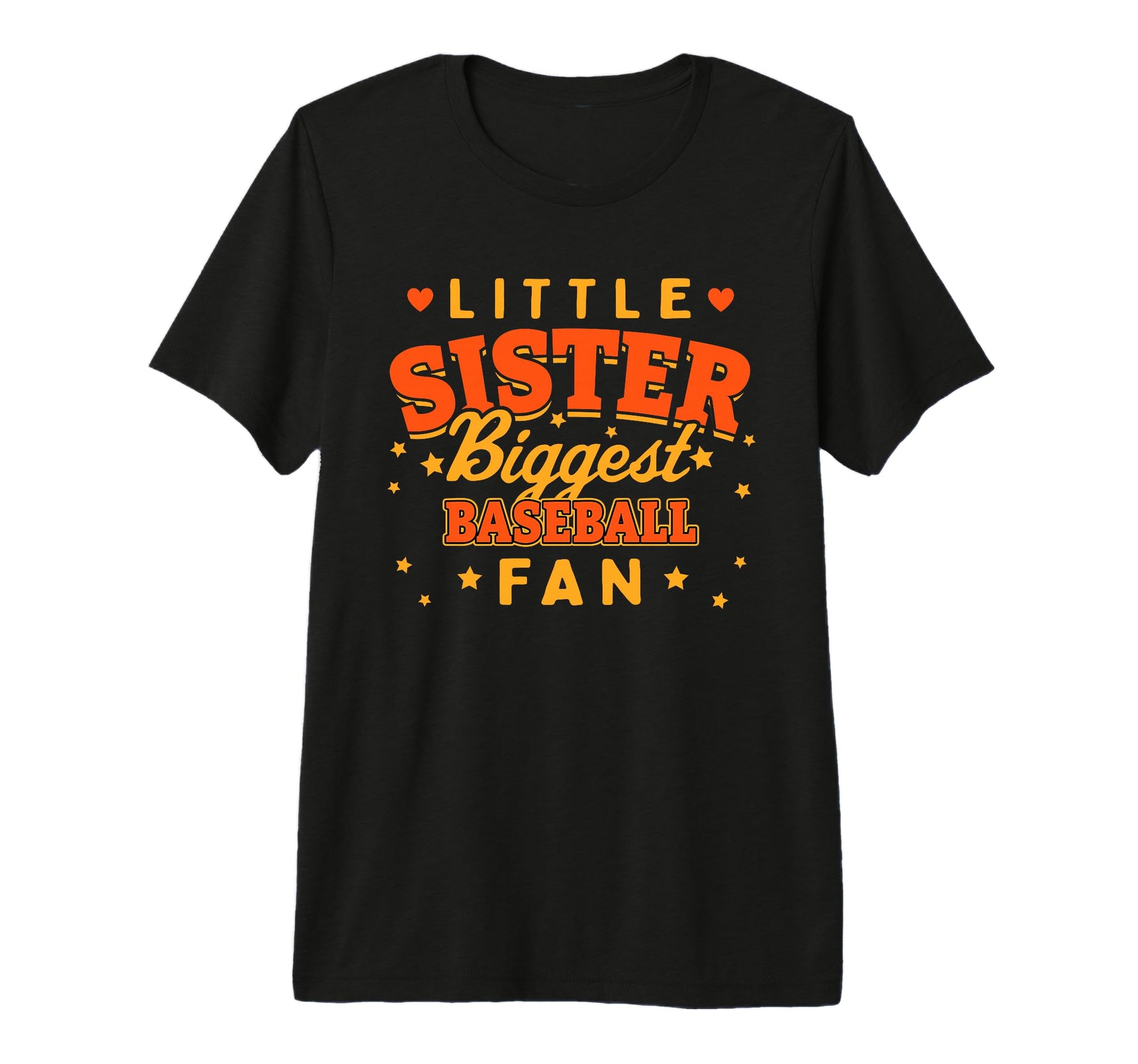 Little Sister Biggest Baseball Fan T-Shirt - Aesthetic Graphic Men Women - T-Shirt, Sweatshirt, Hoodie