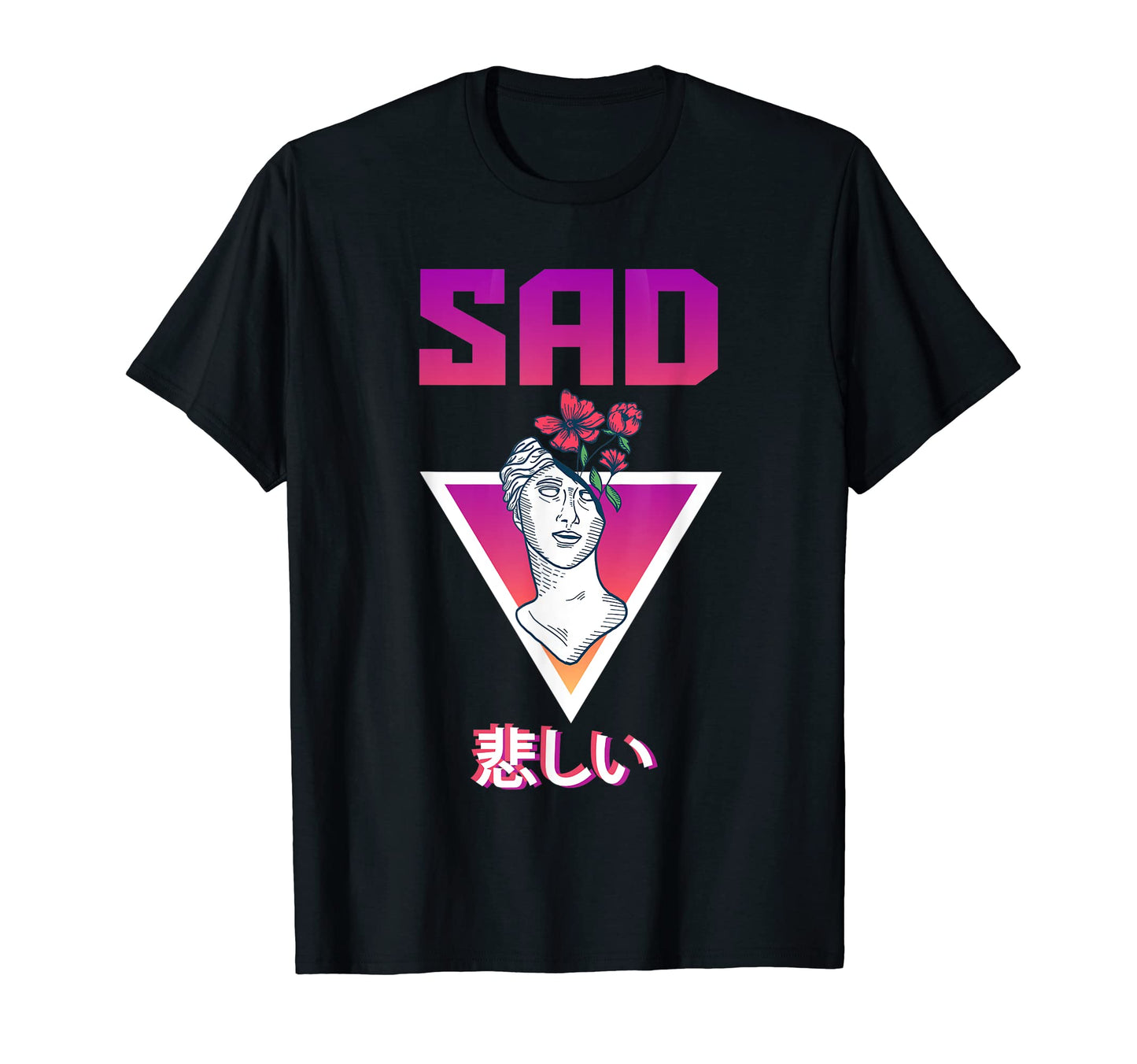 Sad Aesthetic Vaporwave T-Shirt - Fun Novelty Design Unisex - T-Shirt, Sweatshirt, Hoodie
