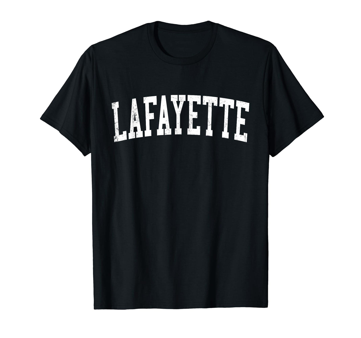 Lafayette Ca Distressed White T-Shirt - Casual Everyday Wear Men Women - T-Shirt, Sweatshirt, Hoodie