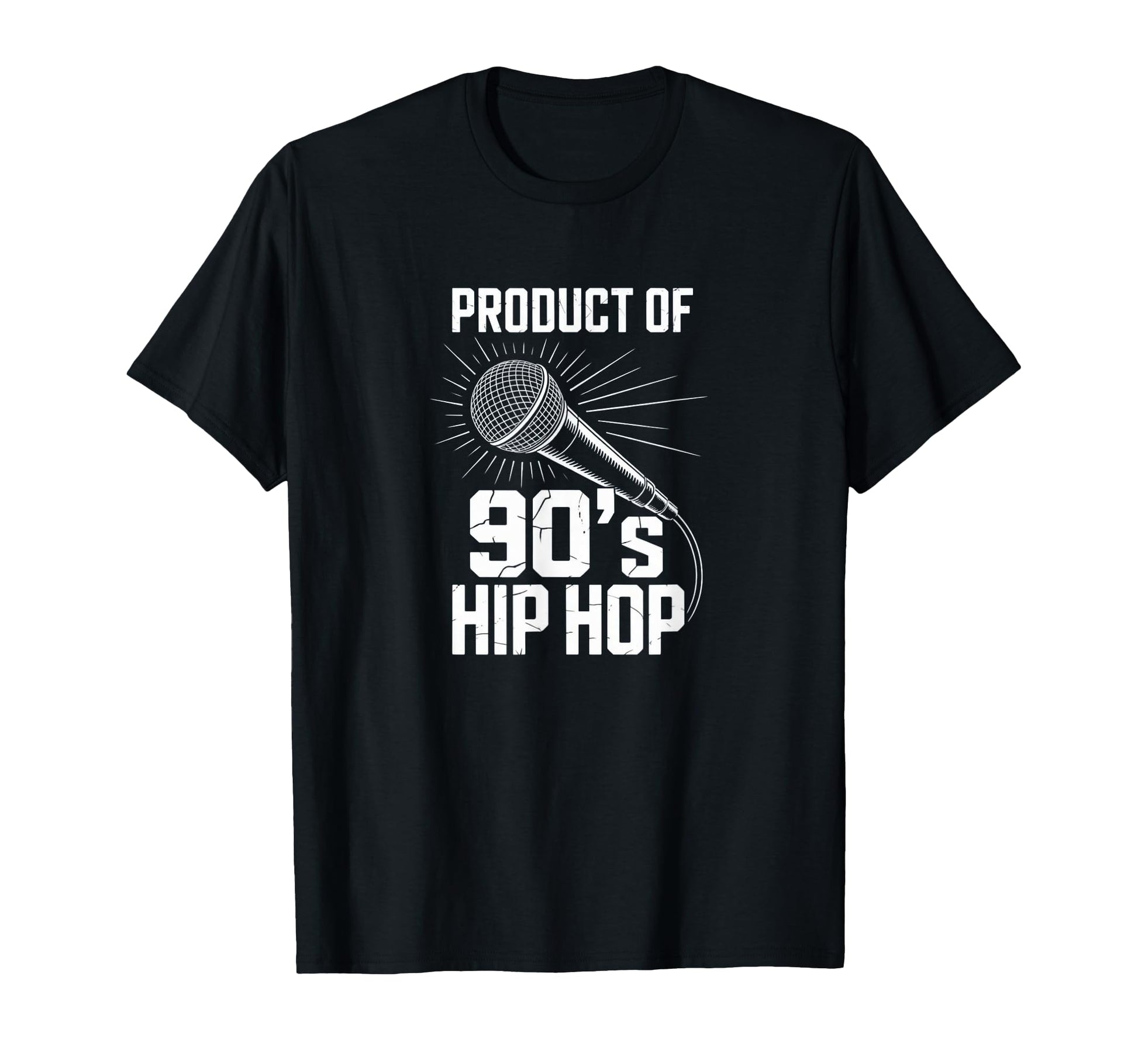 Product 90S Hip Hop Music Microphone T-Shirt - Fun Novelty Design Unisex - T-Shirt, Sweatshirt, Hoodie