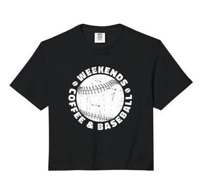 Weekends Coffee And Baseball Sweatshirt - Novelty Apparel Men Women - T-Shirt, Sweatshirt, Hoodie
