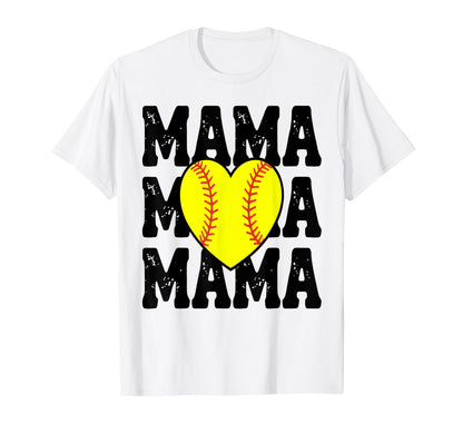 Softball Mom Game Day Softball T-Shirt - Fun Novelty Design Men Women - T-Shirt, Sweatshirt, Hoodie