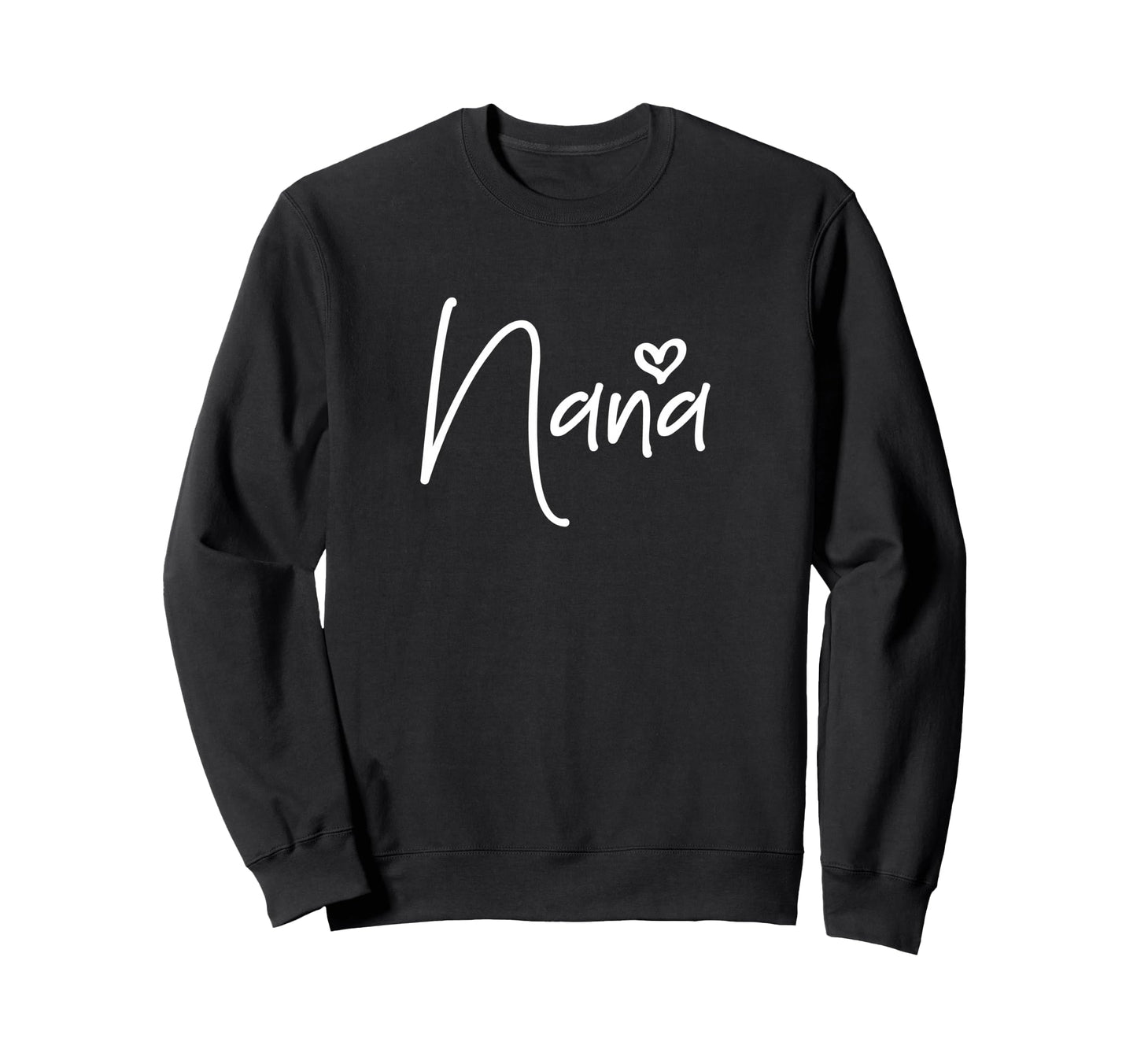 Nana Heart New Grandma Sweatshirt - Minimalist Print for Adults - T-Shirt, Sweatshirt, Hoodie