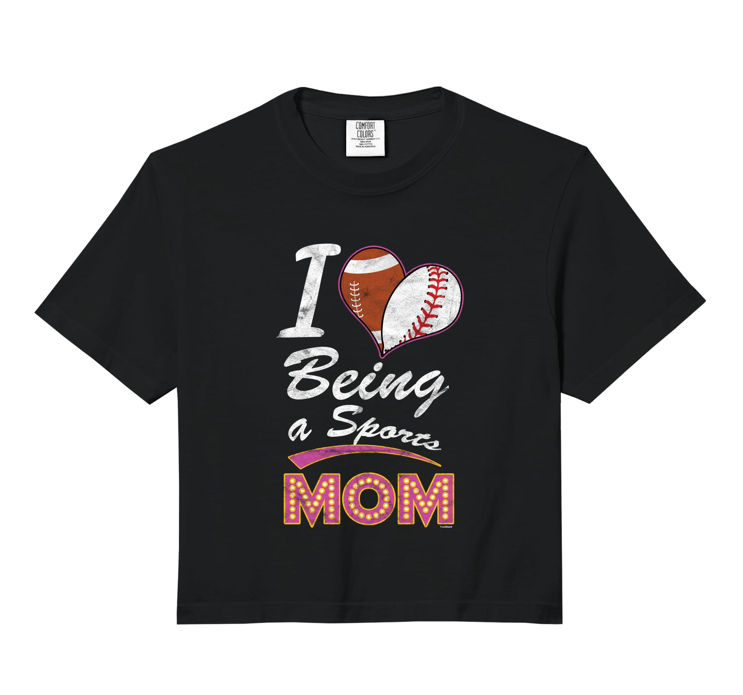 Being Sports Mom Baseball Football Sweatshirt - Minimalist Print Unisex - T-Shirt, Sweatshirt, Hoodie