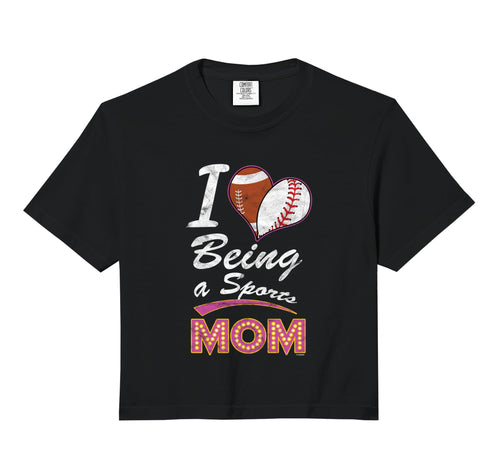Being Sports Mom Baseball Football Sweatshirt - Minimalist Print Unisex - T-Shirt, Sweatshirt, Hoodie
