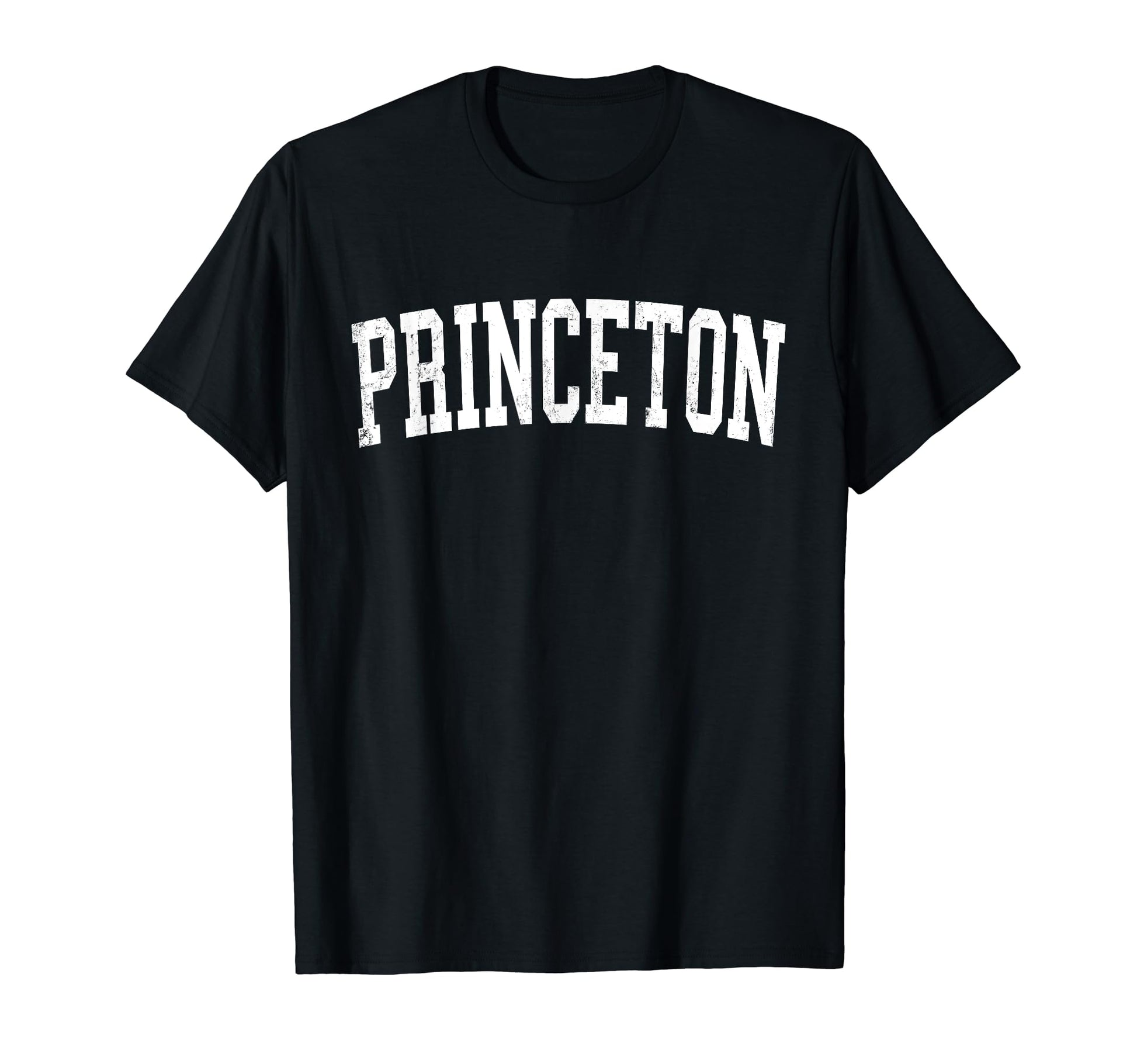 Princeton Fl Distressed White Varsity T-Shirt - Streetwear Style for Adults - T-Shirt, Sweatshirt, Hoodie