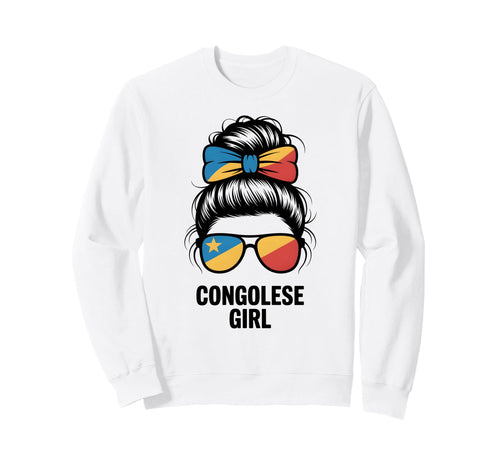 Congolese Dr Congo National Flag Sweatshirt - Aesthetic Graphic for Adults - T-Shirt, Sweatshirt, Hoodie