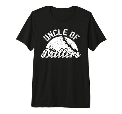 Mens Uncle Ballers Baseball T-Shirt - Casual Everyday Wear for Adults - T-Shirt, Sweatshirt, Hoodie