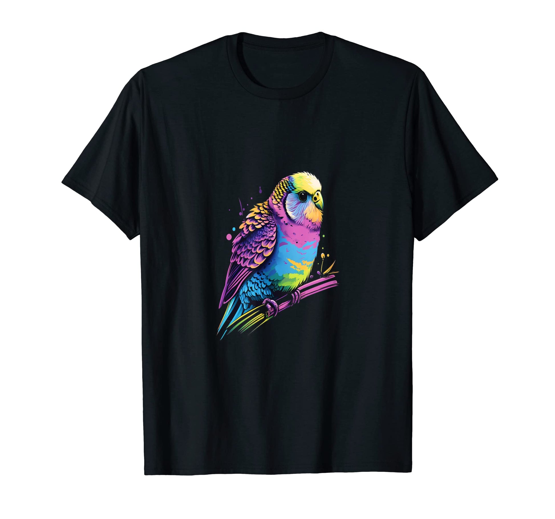 Budgie Budgerigar Parakeet Bird T-Shirt - Fun Novelty Design for Adults - T-Shirt, Sweatshirt, Hoodie