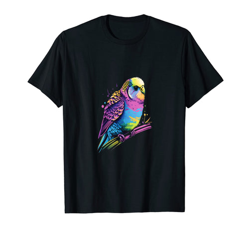 Budgie Budgerigar Parakeet Bird T-Shirt - Fun Novelty Design for Adults - T-Shirt, Sweatshirt, Hoodie