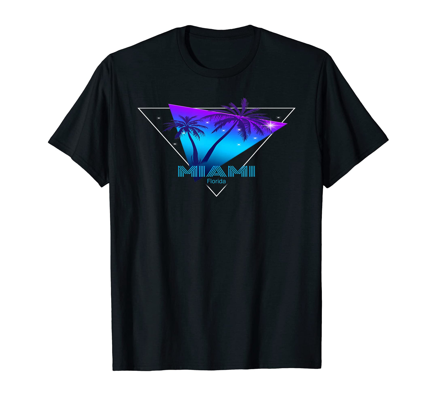 Miami Florida Pastel 80S 90S Aesthetic T-Shirt - Unique Graphic Men Women - T-Shirt, Sweatshirt, Hoodie