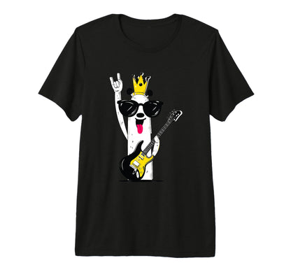 Panda Guitar Player Rock Music Tri T-Shirt - Aesthetic Graphic for Adults - T-Shirt, Sweatshirt, Hoodie