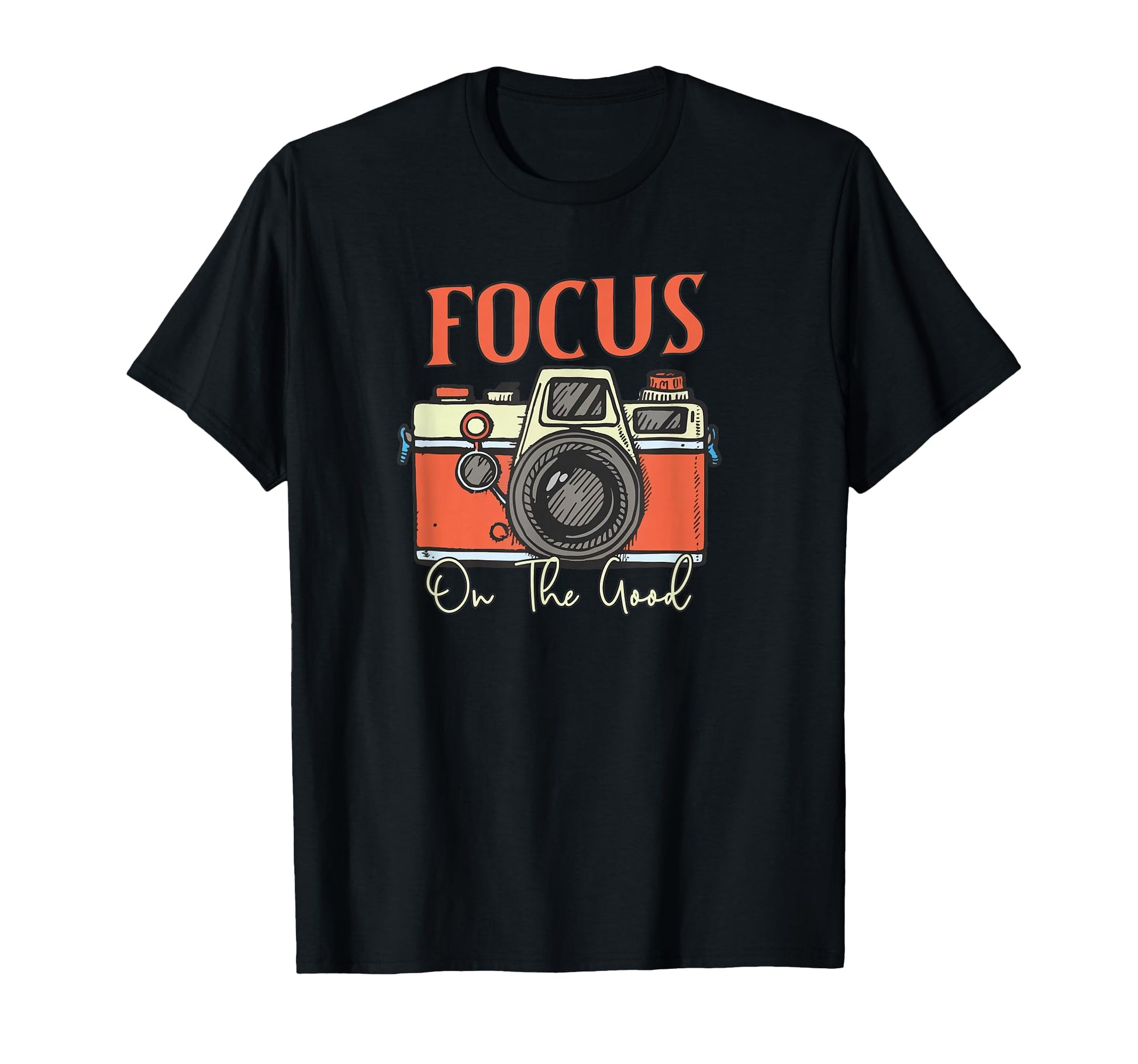 Focus Good Camera Positive Art Leopard T-Shirt - Streetwear Style Unisex - T-Shirt, Sweatshirt, Hoodie