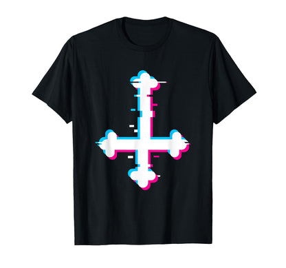 Satanic Symbol Turned Cross T-Shirt - Streetwear Style for Adults - T-Shirt, Sweatshirt, Hoodie