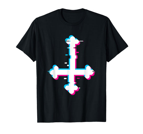 Satanic Symbol Turned Cross T-Shirt - Streetwear Style for Adults - T-Shirt, Sweatshirt, Hoodie