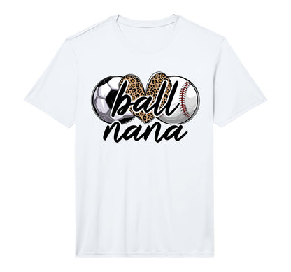 Mens Ball Nana Soccer Baseball Nana T-Shirt - Graphic Print Men Women - T-Shirt, Sweatshirt, Hoodie