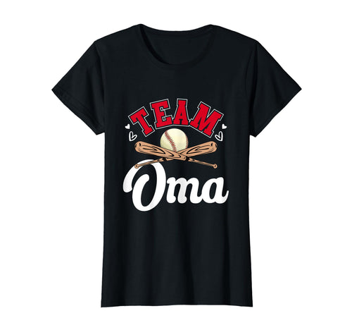 Team Oma Mothers Day Baseball Softball T-Shirt - Trendy Graphic Men Women - T-Shirt, Sweatshirt, Hoodie