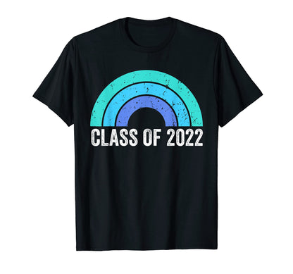 Rainbow Class 2022 T-Shirt - Unique Graphic Men Women - T-Shirt, Sweatshirt, Hoodie