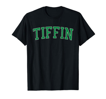 Tiffin Oh Distressed Green Varsity T-Shirt - Casual Everyday Wear Men Women - T-Shirt, Sweatshirt, Hoodie