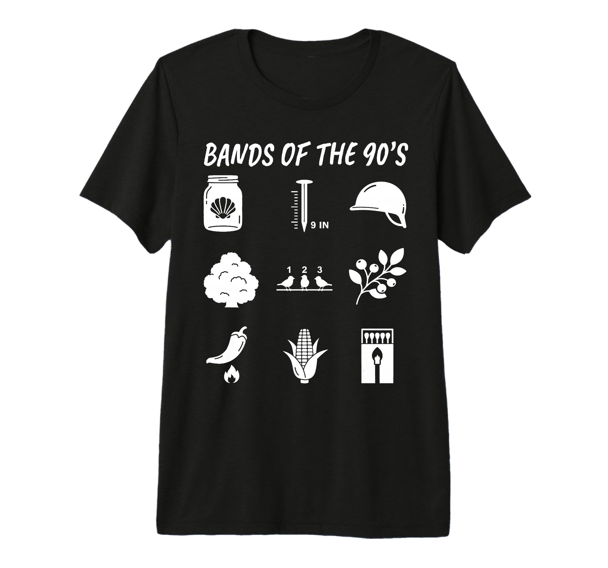 Bands 90S Rock Music Lover Heavy T-Shirt - Aesthetic Graphic for Adults - T-Shirt, Sweatshirt, Hoodie