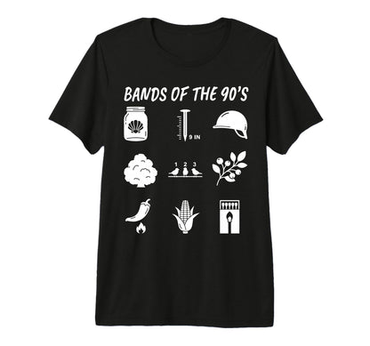 Bands 90S Rock Music Lover Heavy T-Shirt - Aesthetic Graphic for Adults - T-Shirt, Sweatshirt, Hoodie
