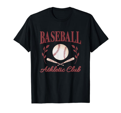 Baseball Athletic Social Club Baseball T-Shirt - Trendy Graphic Men Women - T-Shirt, Sweatshirt, Hoodie