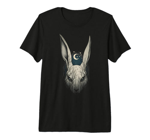Creepy Bunny Rabbits Alt Goth Grunge Horror T-Shirt - Graphic Print Unisex - T-Shirt, Sweatshirt, Hoodie
