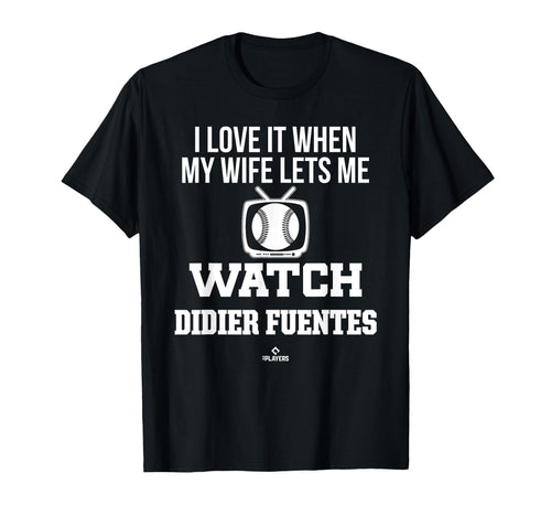 My Wife Lets Me Watch Didier Fuentes T-Shirt - Minimalist Print for Adults - T-Shirt, Sweatshirt, Hoodie