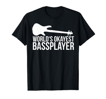 Bass Player Gift Modern Minimalistic T-Shirt - Graphic Print Men Women - T-Shirt, Sweatshirt, Hoodie