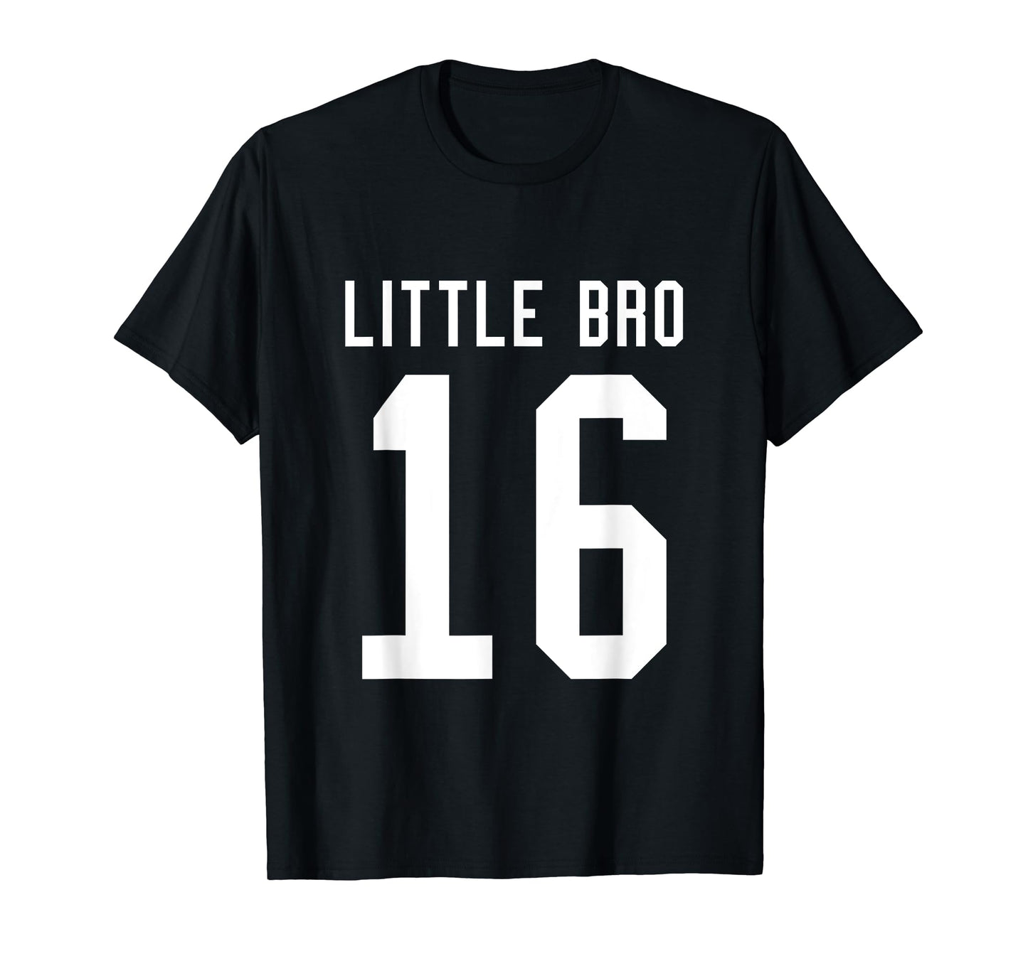 Number 16 Little Bro Biggest Fan T-Shirt - Aesthetic Graphic Unisex - T-Shirt, Sweatshirt, Hoodie