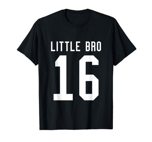 Number 16 Little Bro Biggest Fan T-Shirt - Aesthetic Graphic Unisex - T-Shirt, Sweatshirt, Hoodie