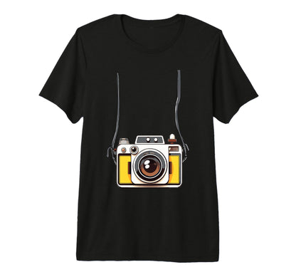 Fake Tourist Camera Holiday Vacation T-Shirt - Novelty Apparel for Adults - T-Shirt, Sweatshirt, Hoodie