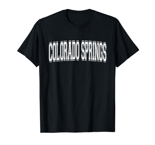 Colorado Springs Co Colorado Sports T-Shirt - Custom Art Print for Adults - T-Shirt, Sweatshirt, Hoodie