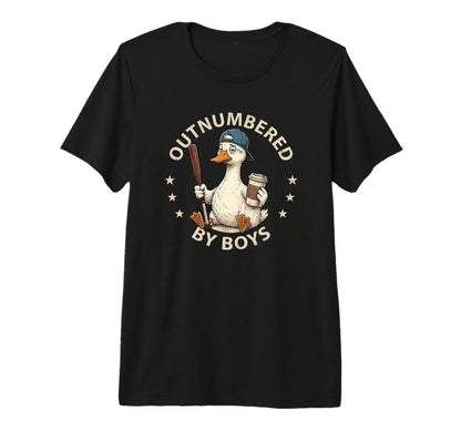 Outnumbered Mom Funny Mom Goose T-Shirt - Aesthetic Graphic for Adults - T-Shirt, Sweatshirt, Hoodie