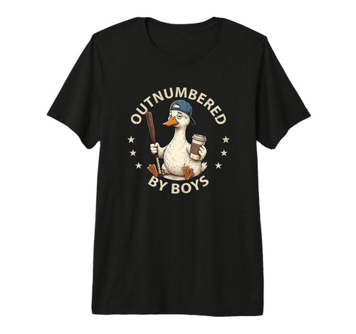 Outnumbered Mom Funny Mom Goose T-Shirt - Aesthetic Graphic for Adults - T-Shirt, Sweatshirt, Hoodie