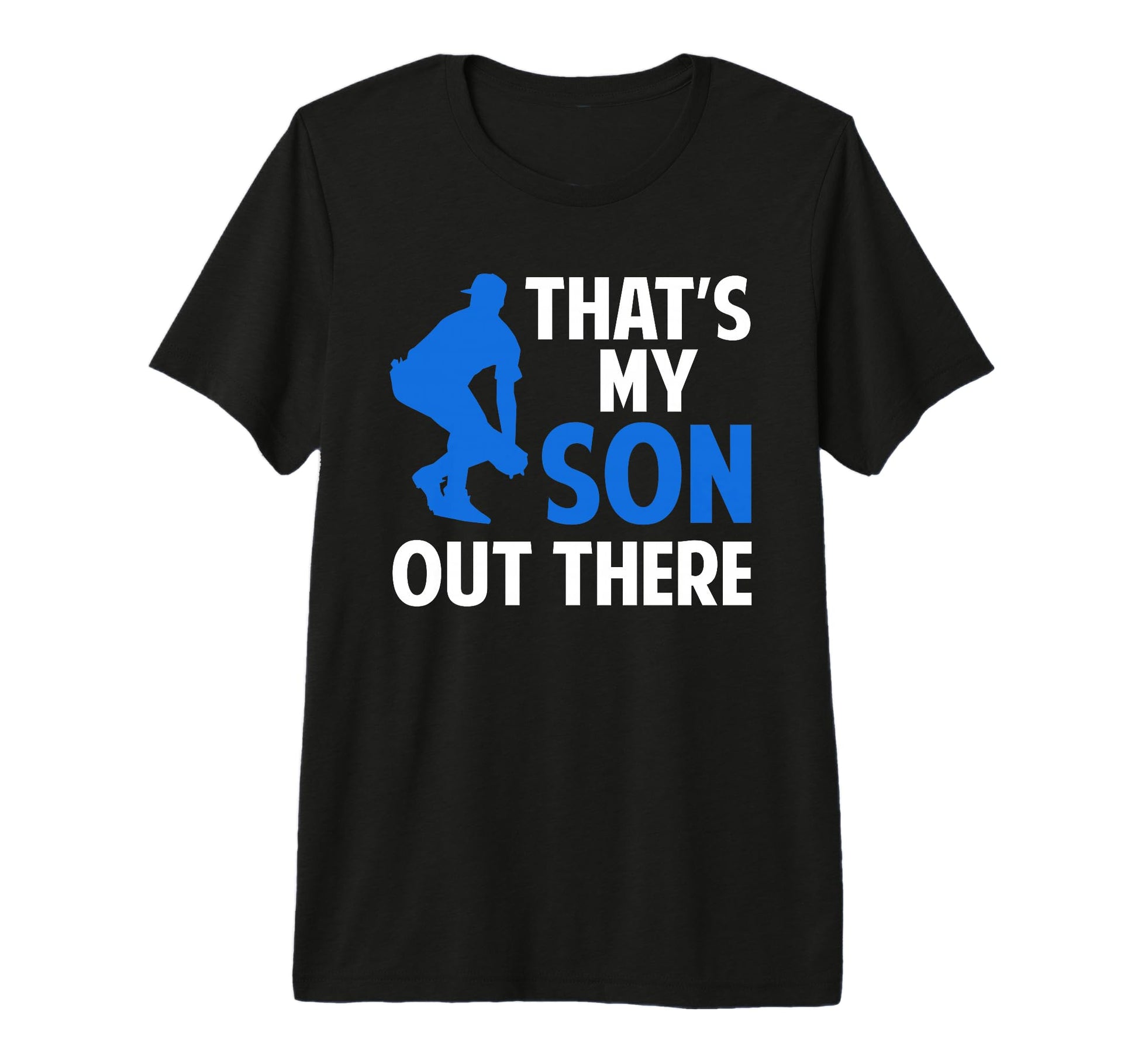 Fathers Day Baseball Dad Parent Tri T-Shirt - Aesthetic Graphic for Adults - T-Shirt, Sweatshirt, Hoodie