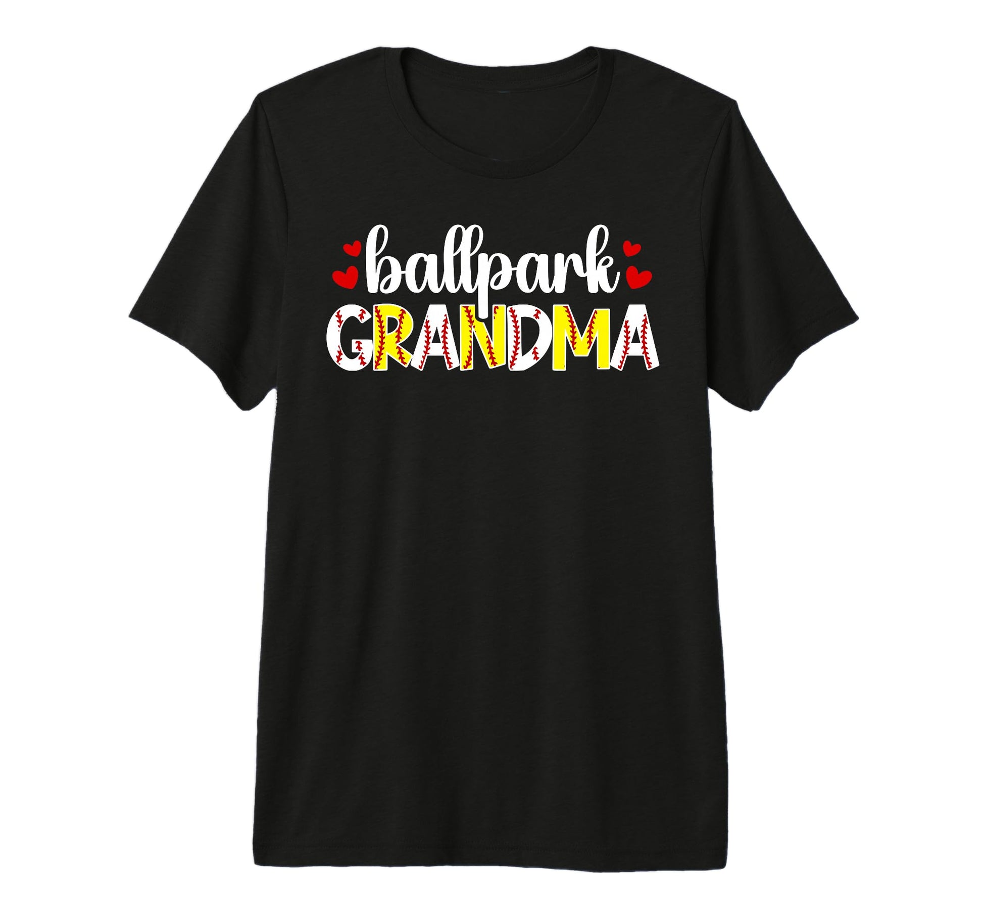 Ballpark Grandma Baseball Softball T-Shirt - Aesthetic Graphic Unisex - T-Shirt, Sweatshirt, Hoodie