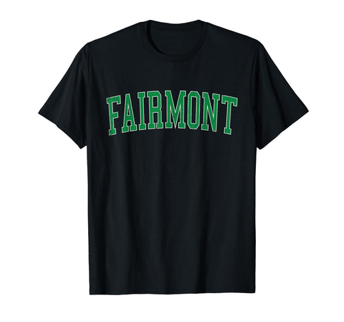 Fairmont Mn Distressed Green Varsity T-Shirt - Novelty Apparel Men Women - T-Shirt, Sweatshirt, Hoodie