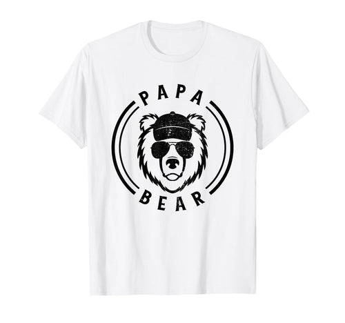 Papa Bear Sunglasses Baseball Cap Sweatshirt - Aesthetic Graphic Unisex - T-Shirt, Sweatshirt, Hoodie