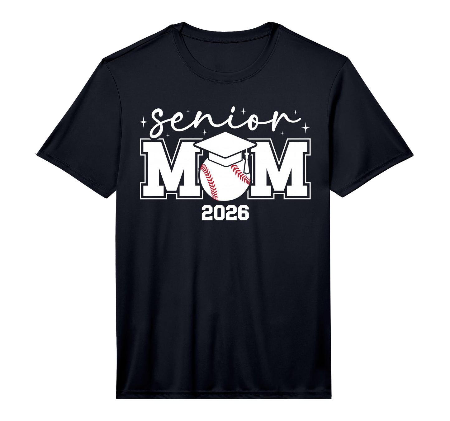 Mens Baseball Senior Mom Senior T-Shirt - Aesthetic Graphic for Adults - T-Shirt, Sweatshirt, Hoodie