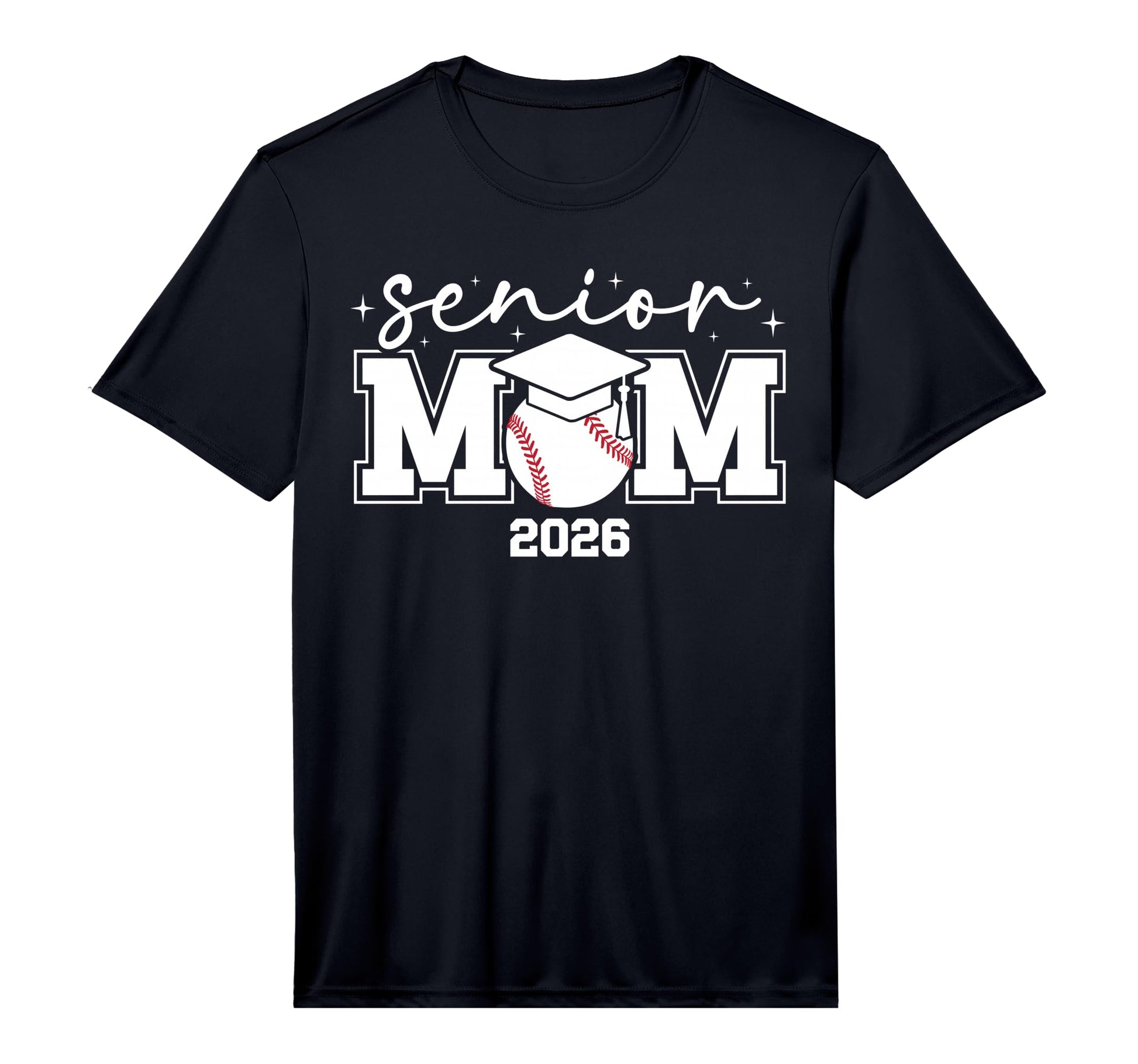 Mens Baseball Senior Mom Senior T-Shirt - Aesthetic Graphic for Adults - T-Shirt, Sweatshirt, Hoodie