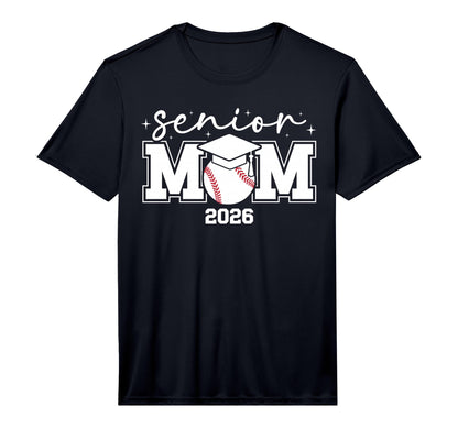 Mens Baseball Senior Mom Senior T-Shirt - Aesthetic Graphic for Adults - T-Shirt, Sweatshirt, Hoodie