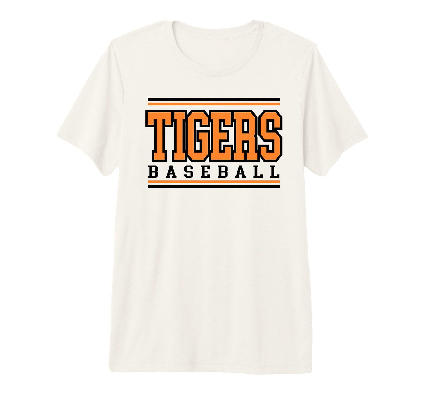 Tigers Baseball Mom Orange Tiger Pride T-Shirt - Fun Novelty Design Unisex - T-Shirt, Sweatshirt, Hoodie