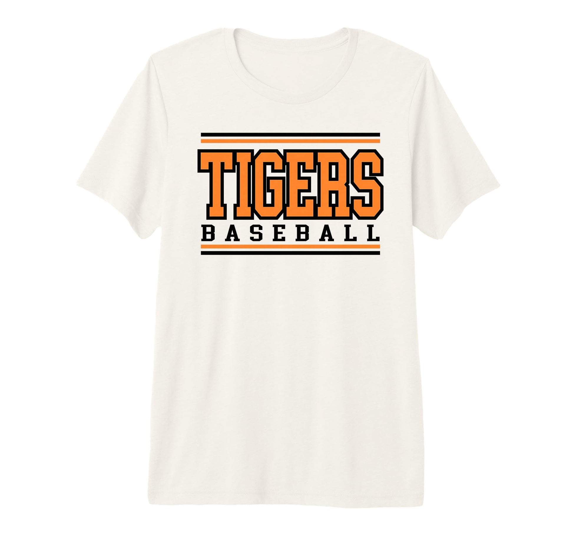 Tigers Baseball Mom Orange Tiger Pride T-Shirt - Fun Novelty Design Unisex - T-Shirt, Sweatshirt, Hoodie