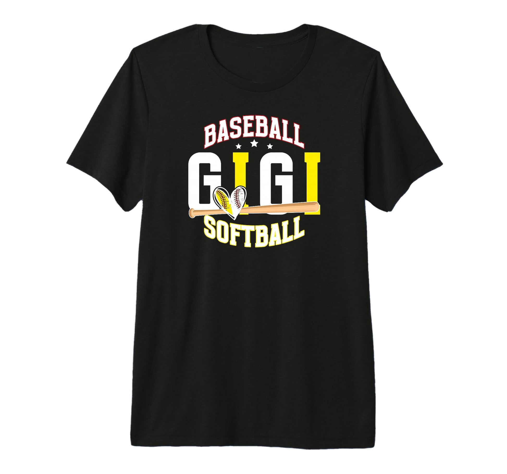 Baseball Softball Gigi Softball T-Shirt - Trendy Graphic for Adults - T-Shirt, Sweatshirt, Hoodie