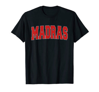 Madras Or Oregon Varsity Usa Sports T-Shirt - Minimalist Print Men Women - T-Shirt, Sweatshirt, Hoodie
