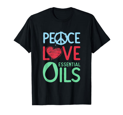 Oils Peace Love Oils T-Shirt - Custom Art Print for Adults - T-Shirt, Sweatshirt, Hoodie