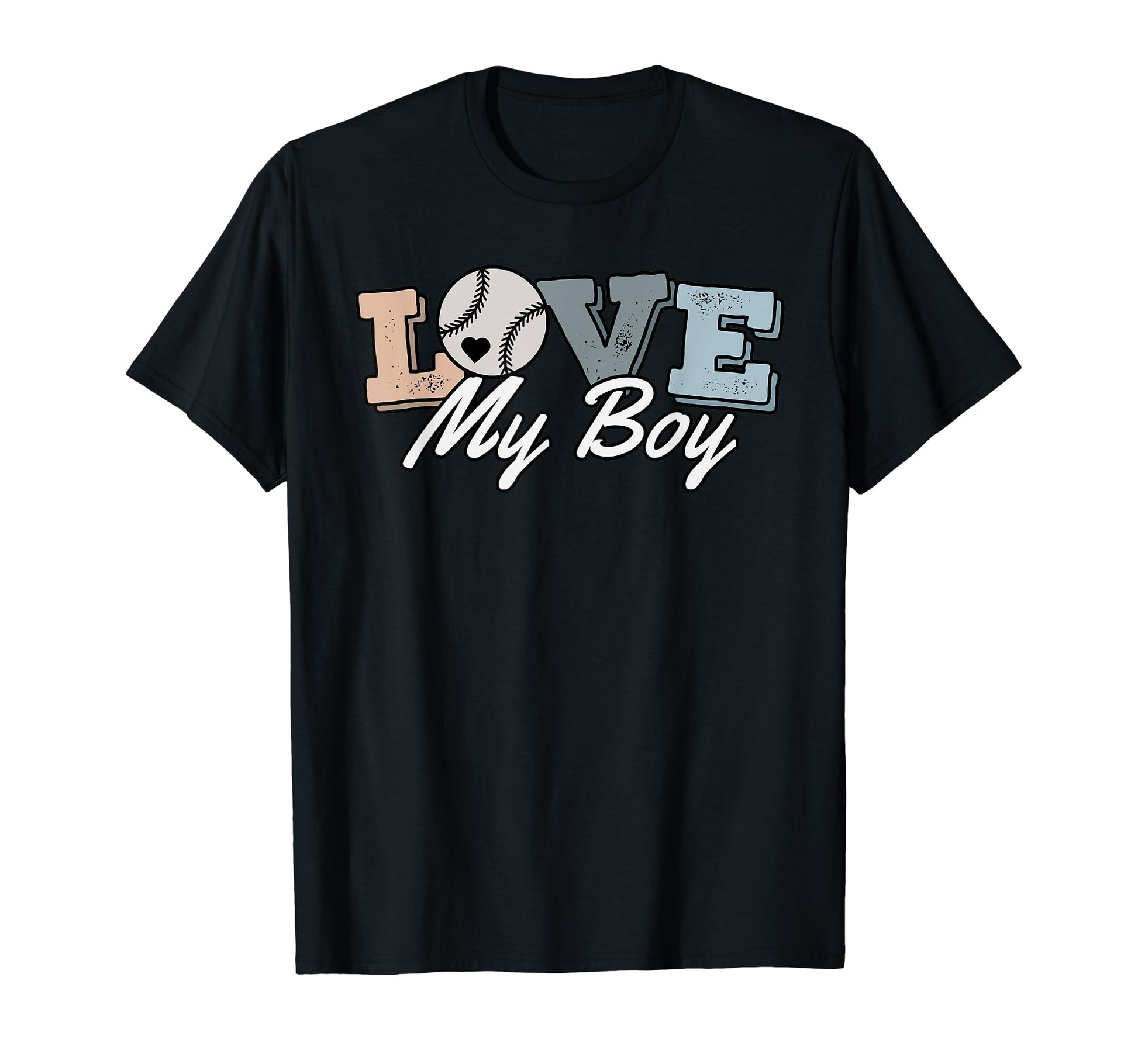 Baseball Mom Love My Funny Casual T-Shirt - Streetwear Style Men Women - T-Shirt, Sweatshirt, Hoodie