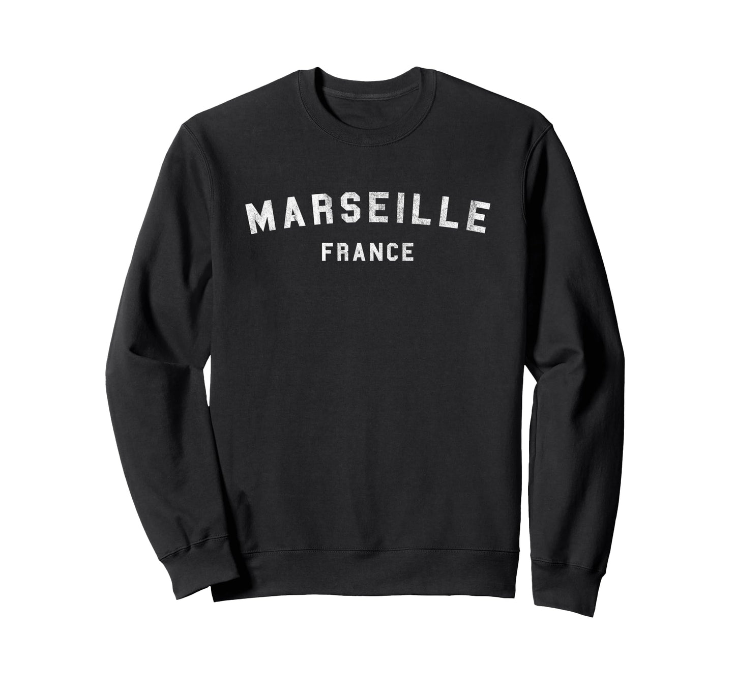 Varsity Marseille France Sweatshirt - Fun Novelty Design for Adults - T-Shirt, Sweatshirt, Hoodie