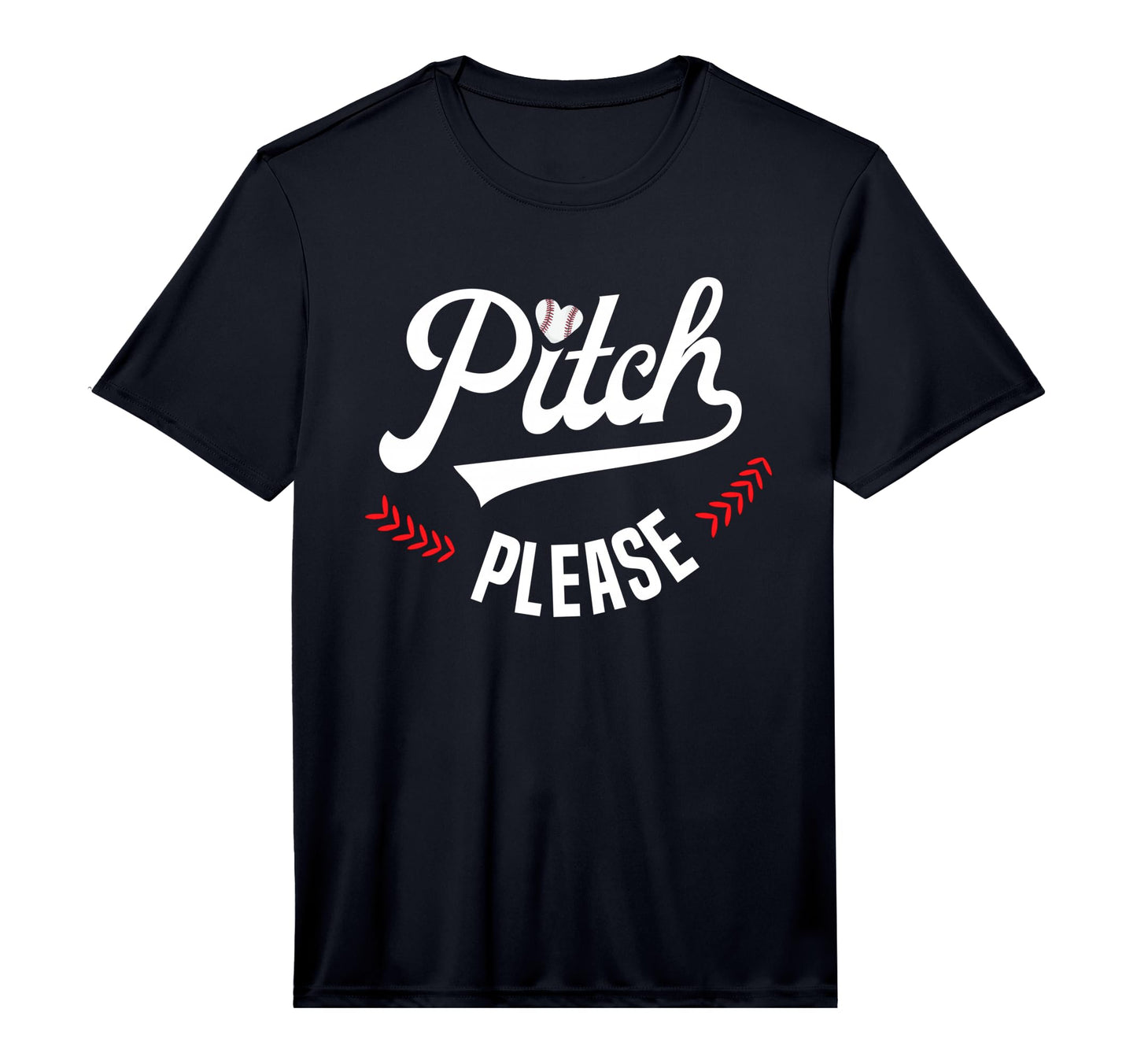 Mens Funny Baseball Pitch Please T-Shirt - Fun Novelty Design for Adults - T-Shirt, Sweatshirt, Hoodie